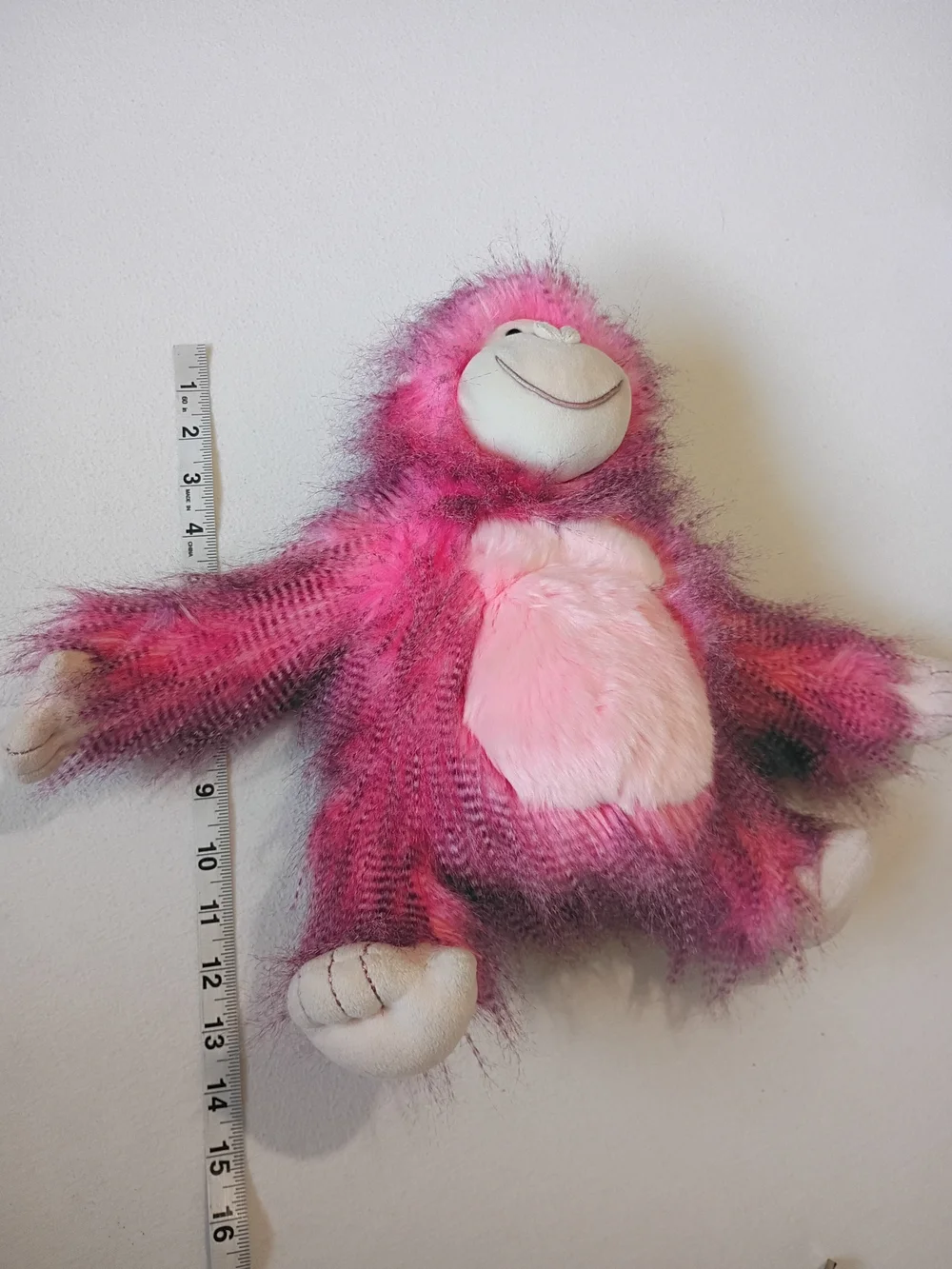 GUND Ramona Pink Gorilla Plush 11.5